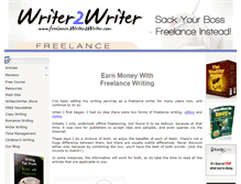 Tablet Screenshot of freelance.writer2writer.com