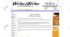 Desktop Screenshot of childrens.writer2writer.com