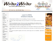 Tablet Screenshot of childrens.writer2writer.com